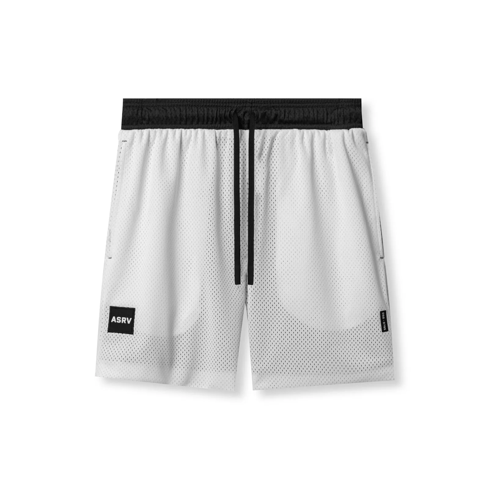 0795. SilverPlus™ Mesh Reversible Short  - Black/White