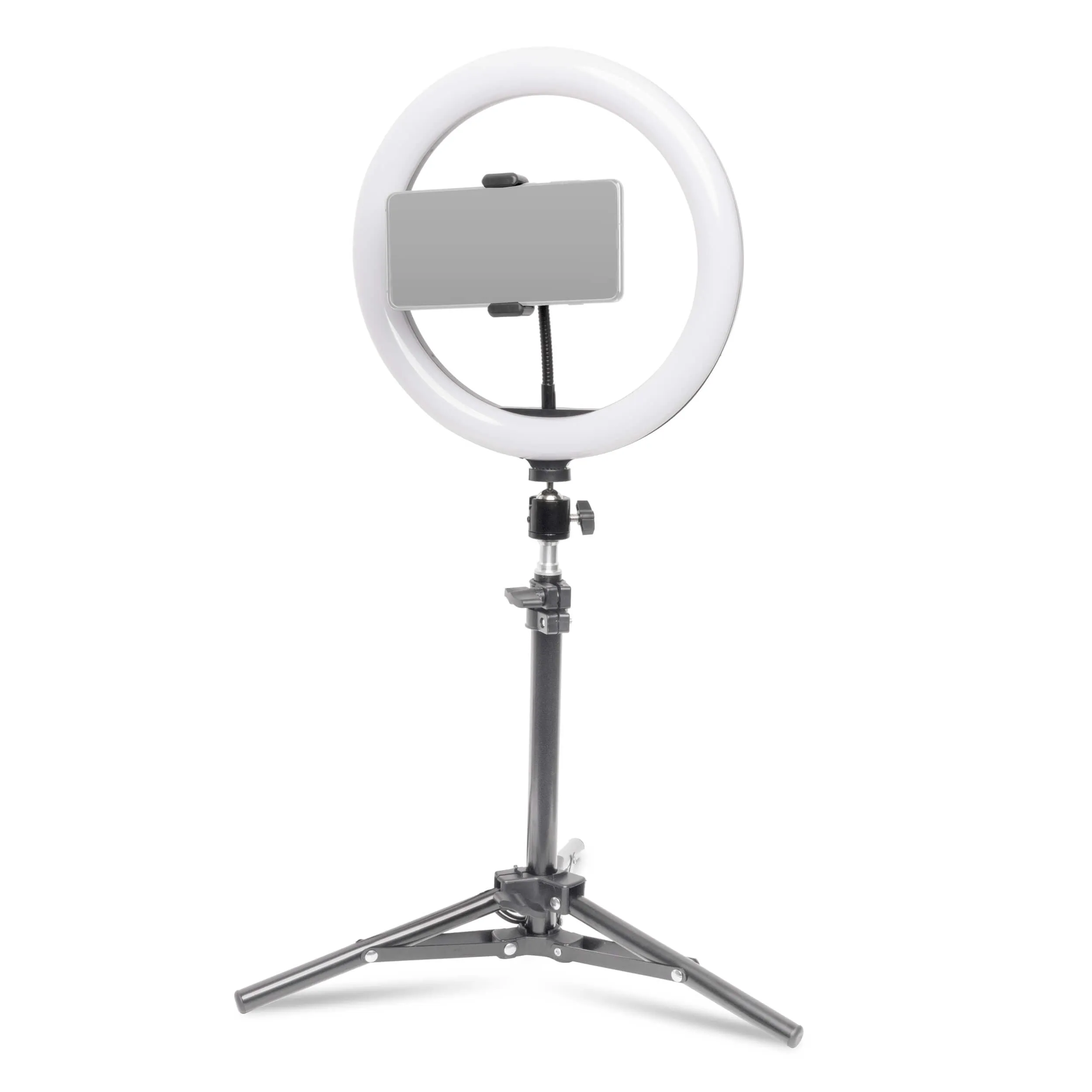 10" Large LED Ring Light with Stand & Smartphone Mount