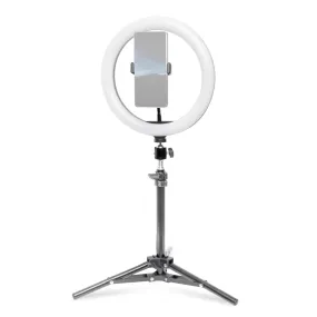 10" Large LED Ring Light with Stand & Smartphone Mount