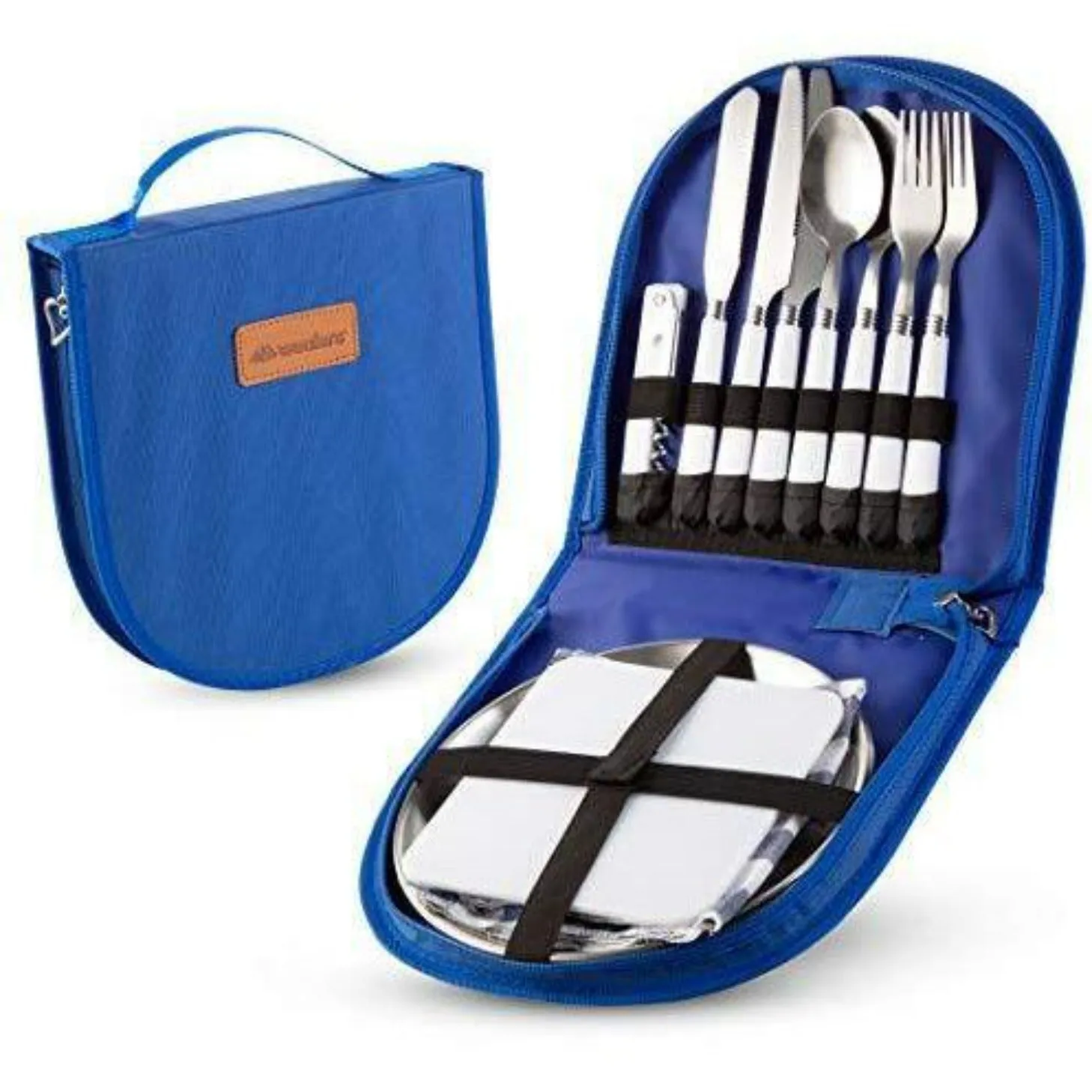 12 Piece Camping Silverware Mess Kit For 2