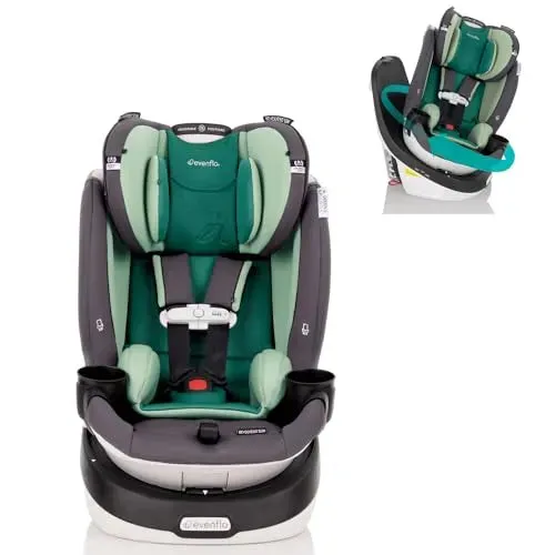 2-in-1 Rotational Car Seat -Green