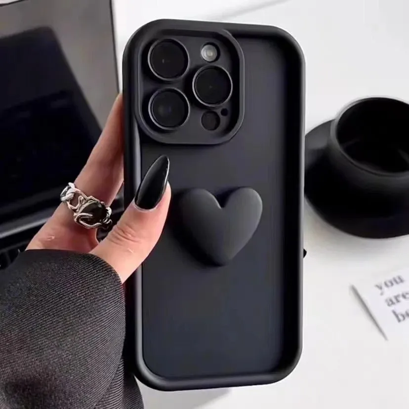 3D Heart iPhone Case