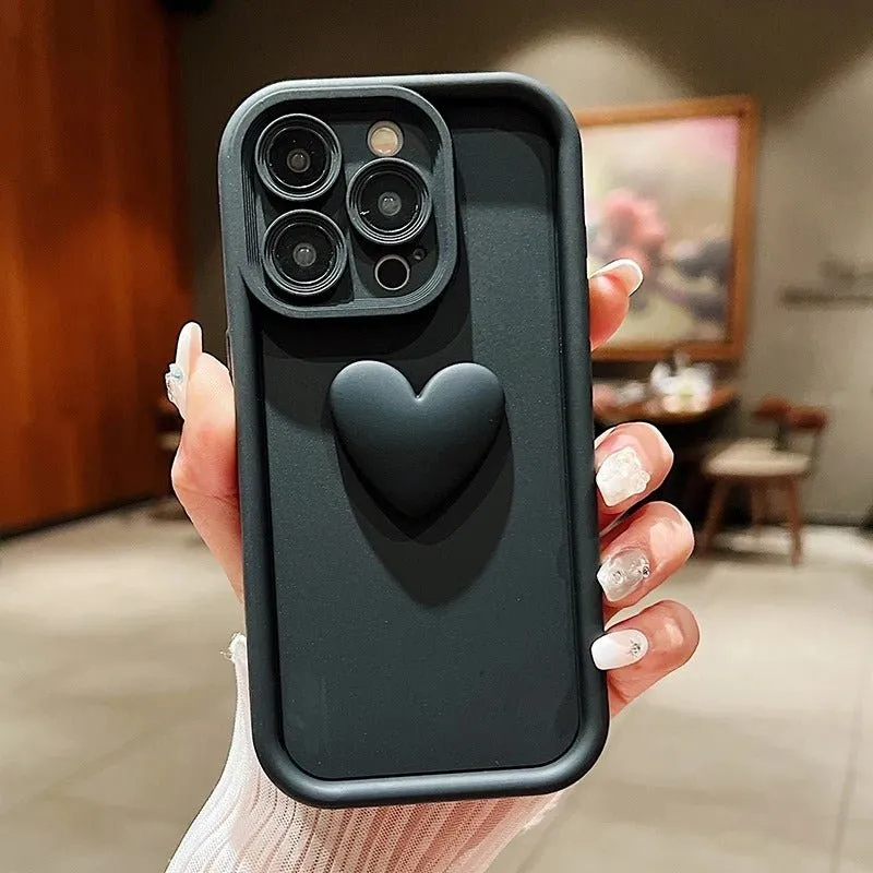 3D Heart iPhone Case