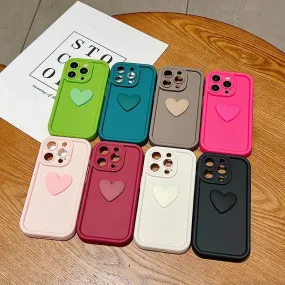 3D Heart iPhone Case