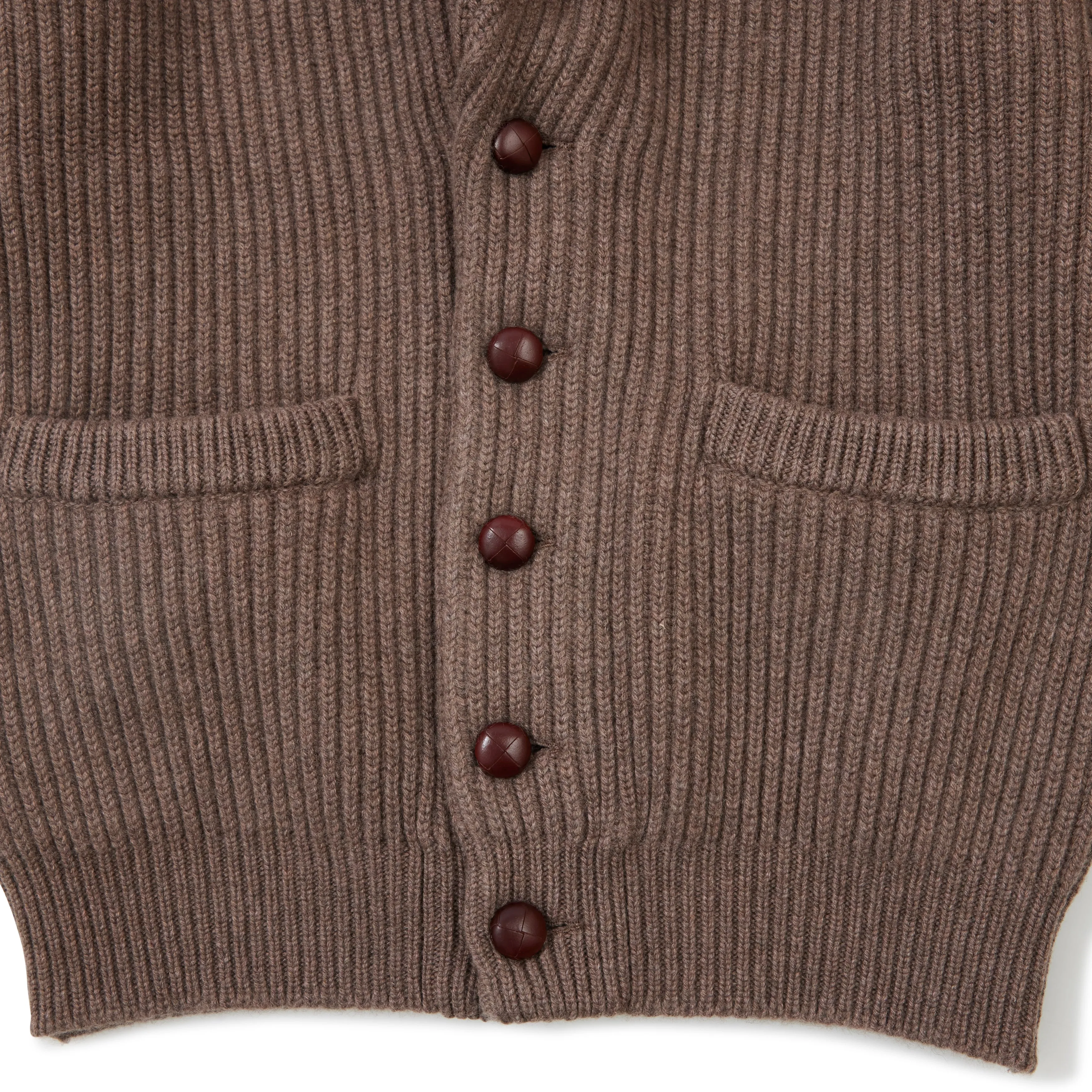 4-ply Cashmere Shawl-collar Cardigan