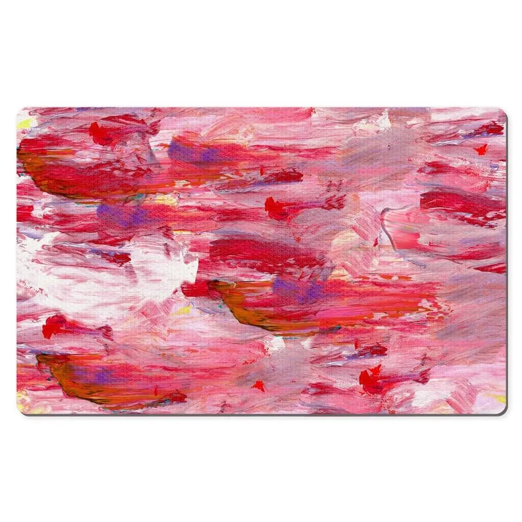 Abstract Art Desk Mats, Desktop Mat, Anti-Slip PU Leather Desk Mouse Mat Pad PC Laptop Office Computer Home Mice Mat Stylish Office Gift