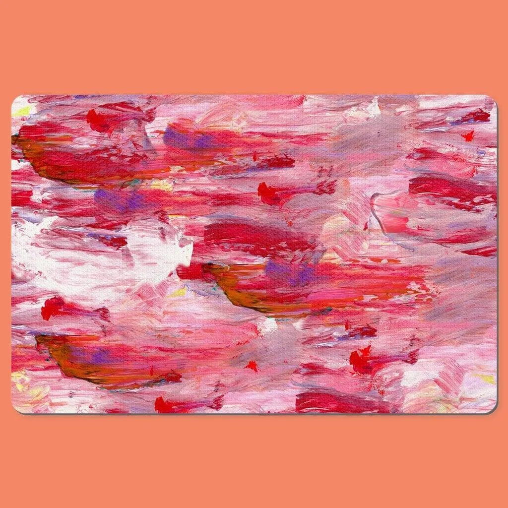 Abstract Art Desk Mats, Desktop Mat, Anti-Slip PU Leather Desk Mouse Mat Pad PC Laptop Office Computer Home Mice Mat Stylish Office Gift