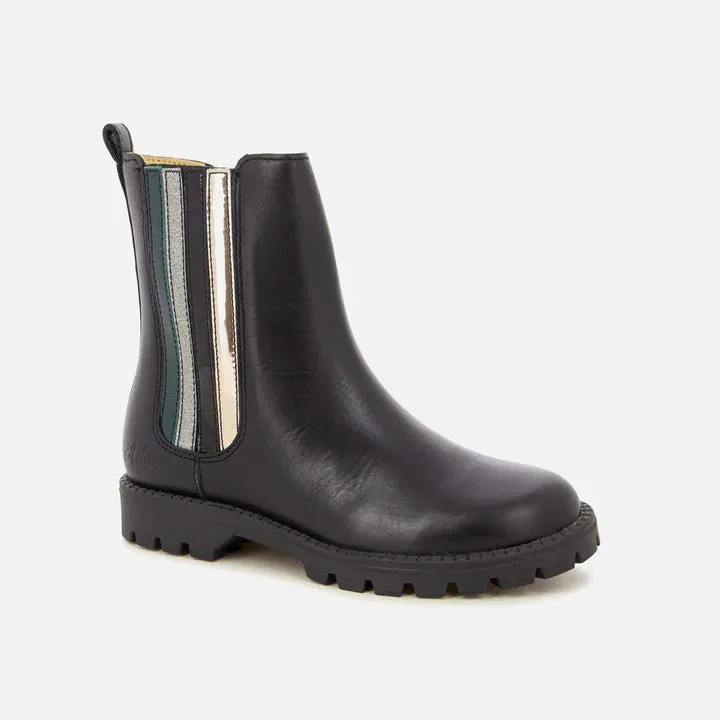 ADOLIE MISTY MID Noir bottines adultes