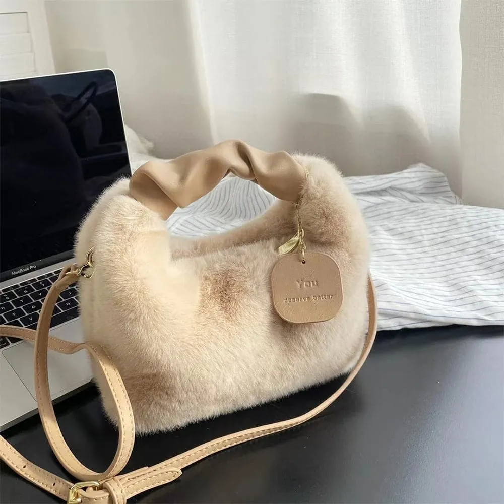 AG Collective Fashionable Fluffy Women's Handbag