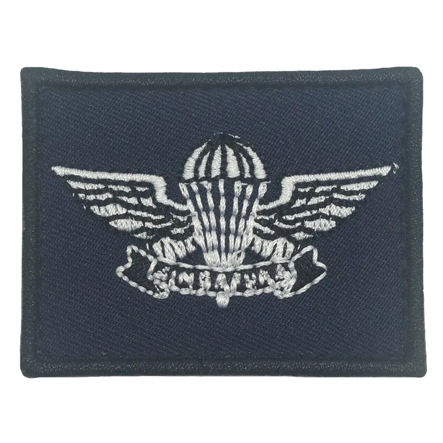 AIRBORNE BADGE - NAVY WHITE