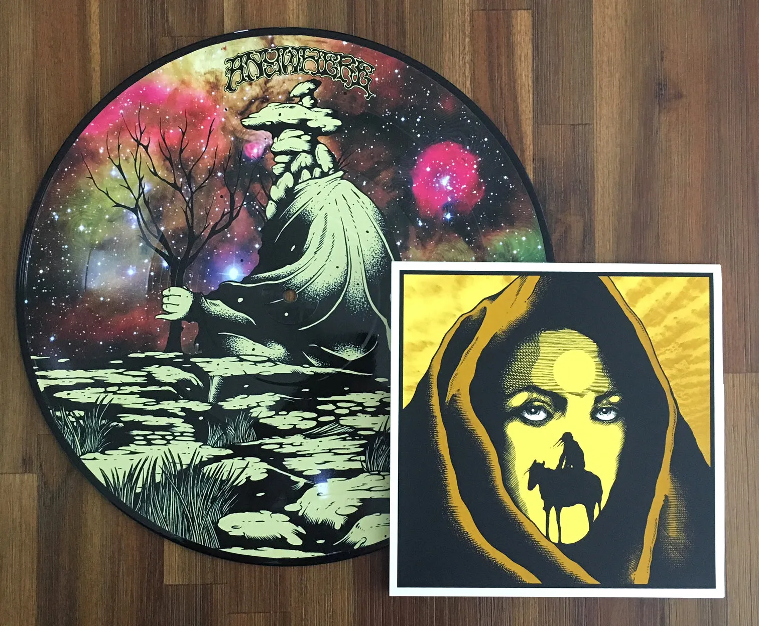 ANYWHERE 'Olompali' 12"   'Light The Portals' triple 7" - bundle