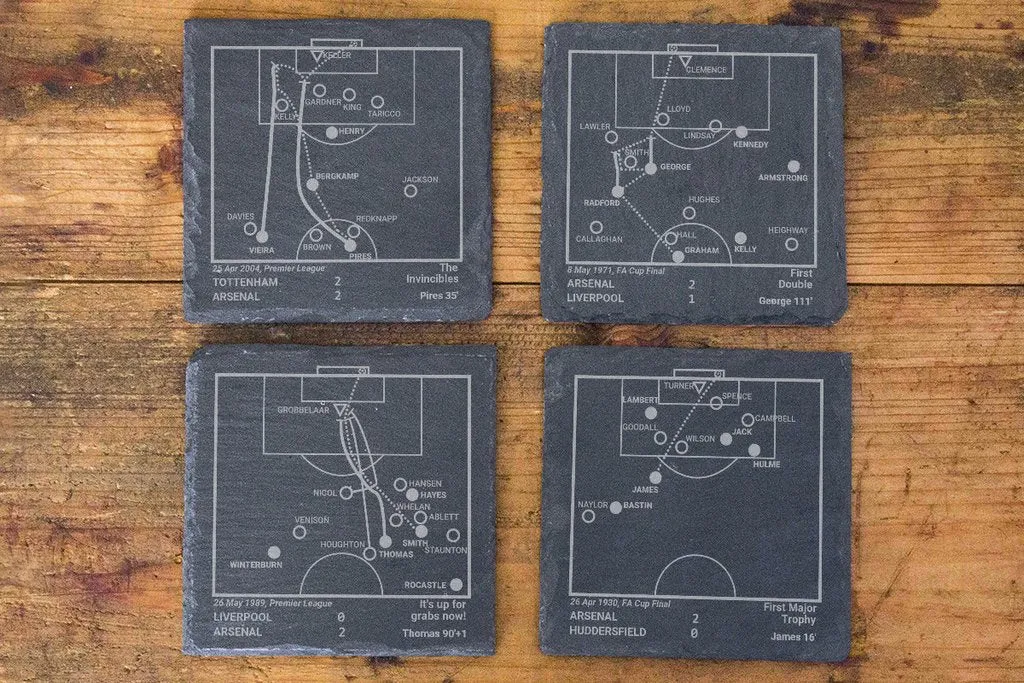 Arsenal F.C. Vintage Greatest Plays in Sports Coasters