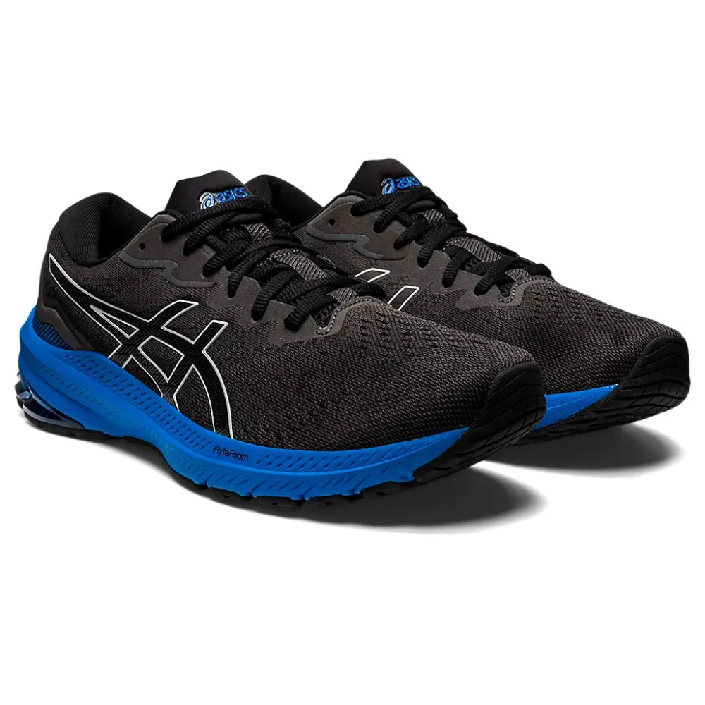 ASICS Men's GT-1000 11 Running Shoe (Black/Electric Blue)