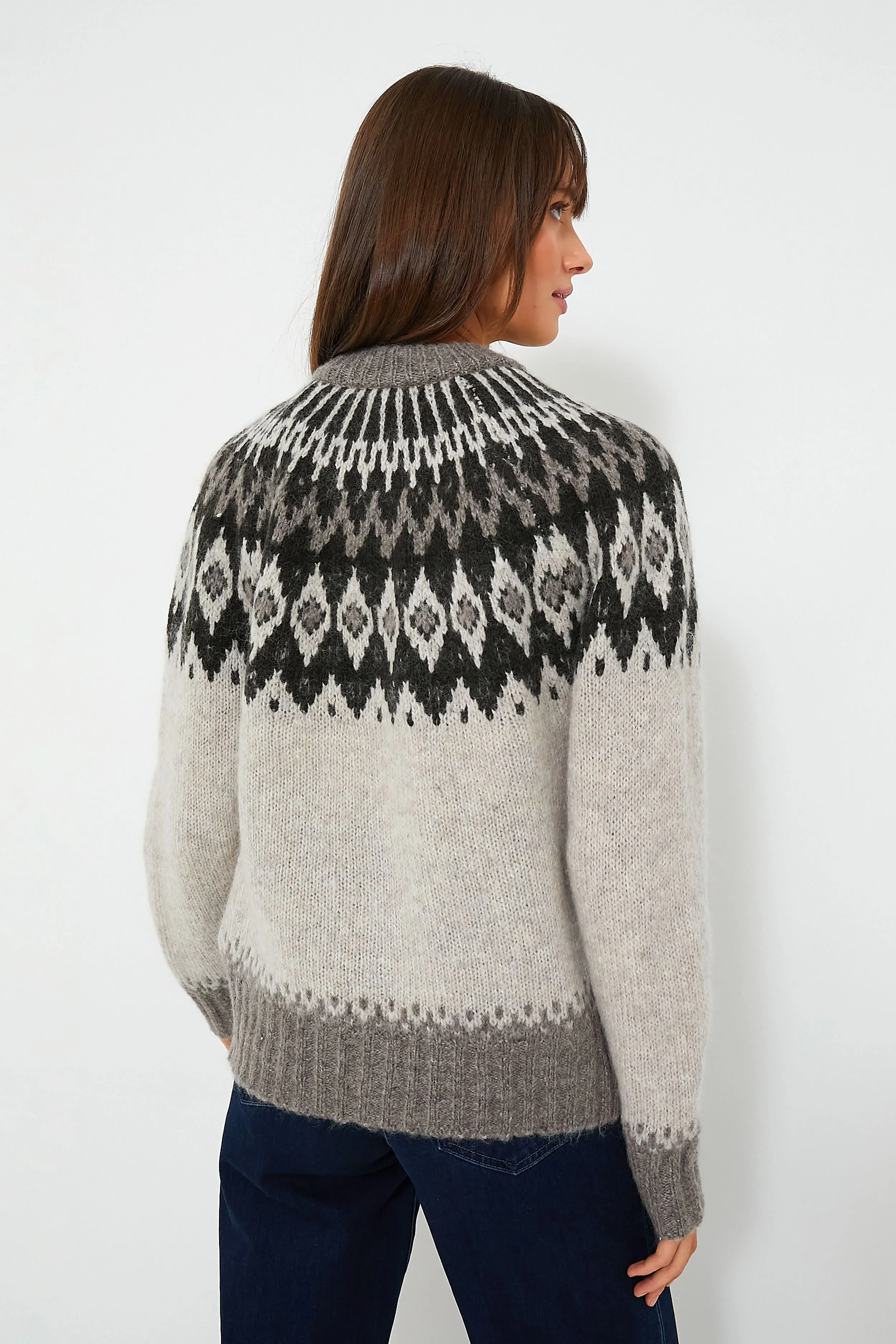 Aspen Combo Ashwood Fair Isle Cardigan