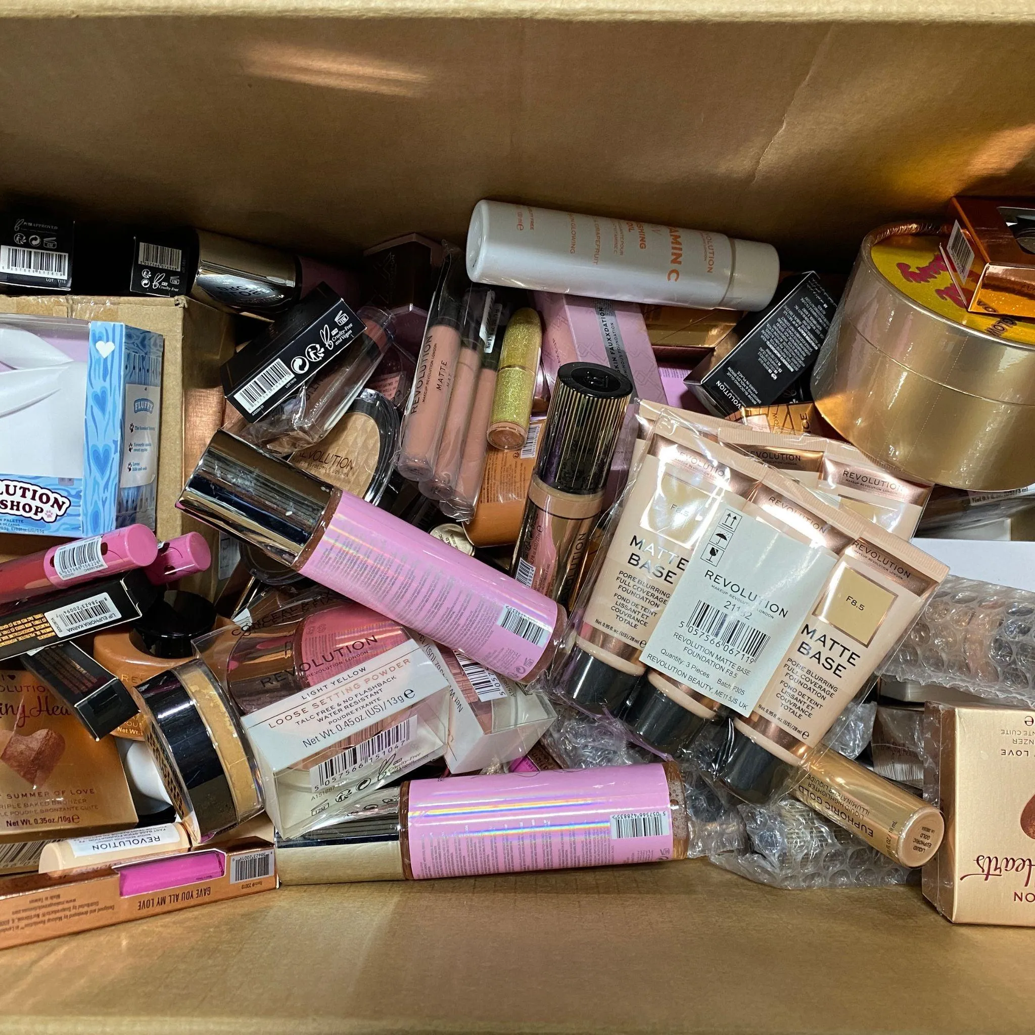 Assorted Revolution Cosmetics (250 Pcs Box)