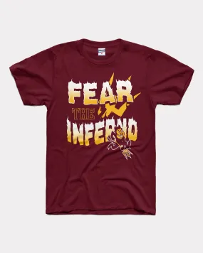 ASU Sundevils Fear the Inferno Maroon T-Shirt