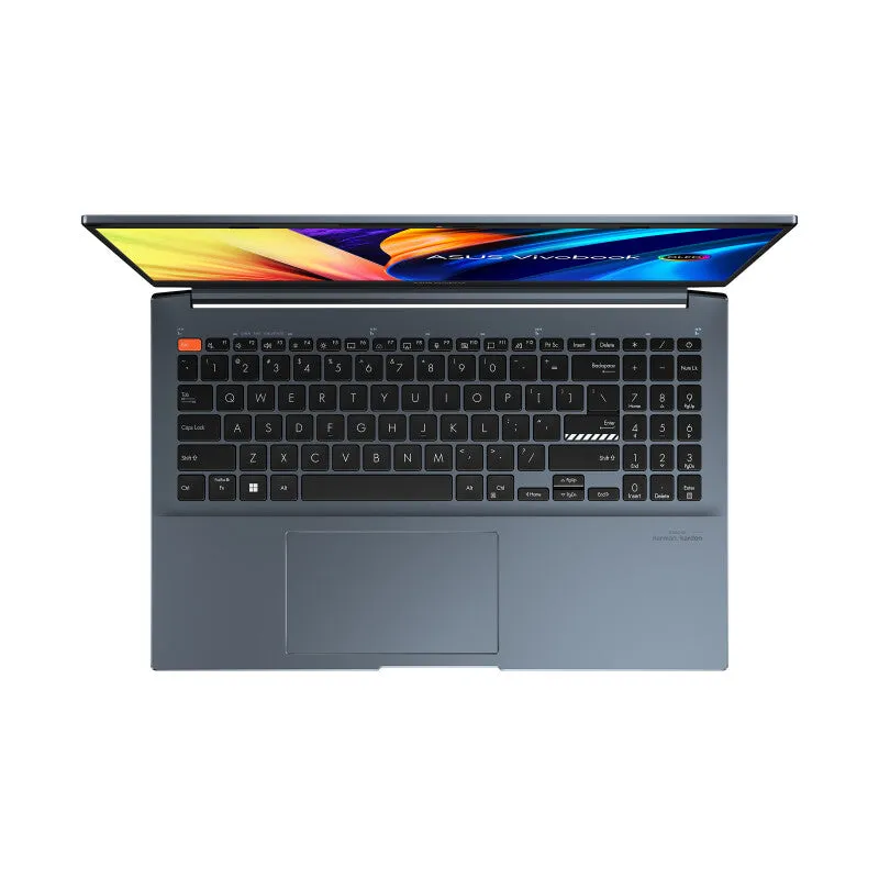 ASUS VivoBook Pro 15 OLED K6502HE-MA034W laptop 39.6 cm (15.6") 2.8K Intel® Core™ i9 i9-11900H 16 GB DDR4-SDRAM 1 TB SSD NVIDIA GeForce RTX 3050 Ti Wi-Fi 6 (802.11ax) Windows 11 Home Blue