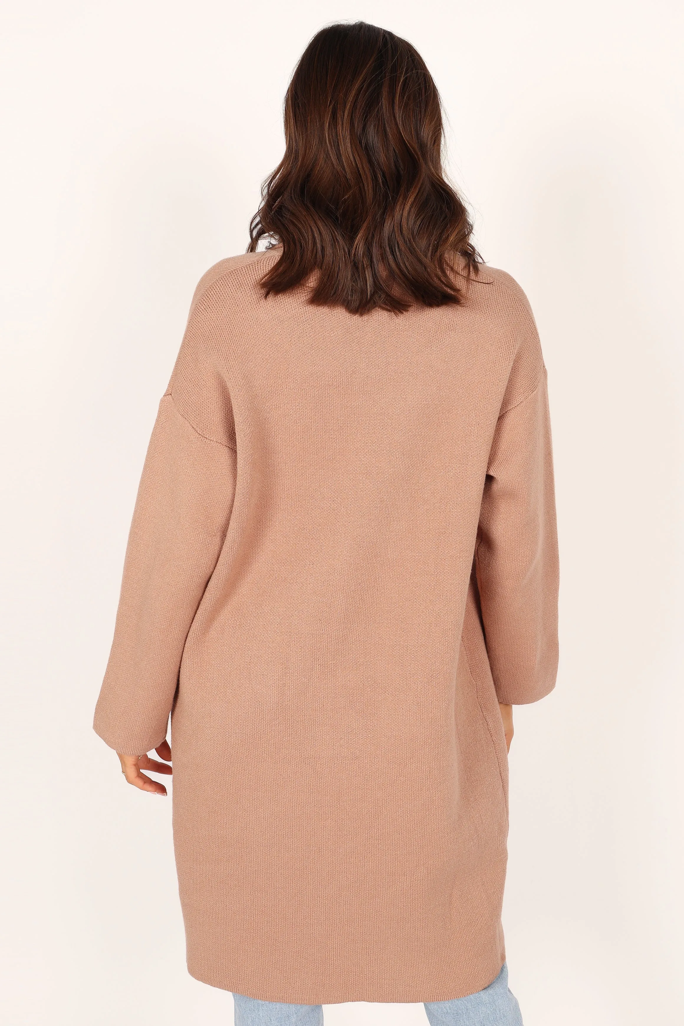 Avah Long Cardigan - Camel