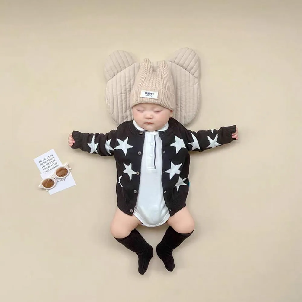 Baby Knitted Sweater Autumn and Winter Unisex Baby Cardigan Coat Wholesale