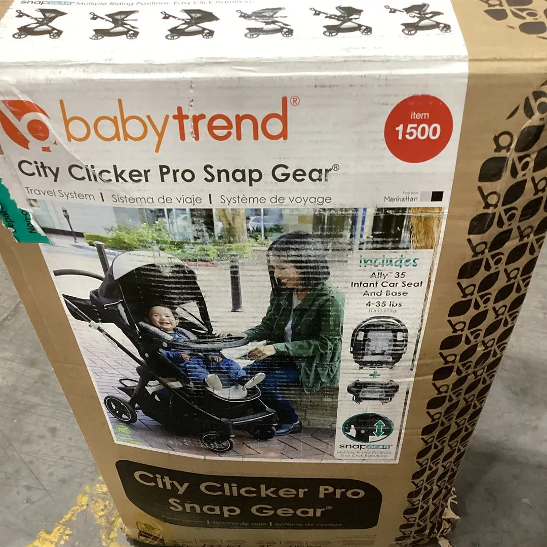 Baby Trend City Clicker Pro Snap Gear Travel System - Manhattan