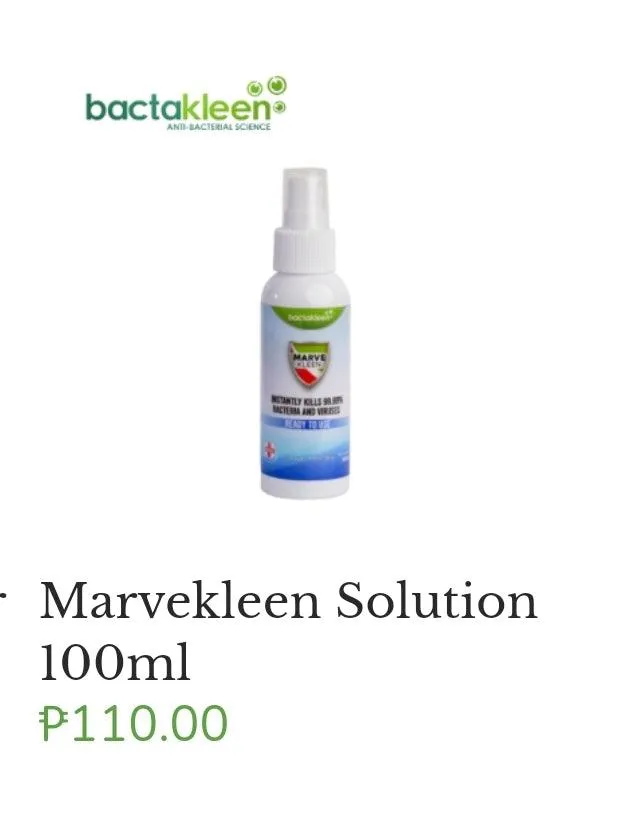 Bactakleen Marvekleen