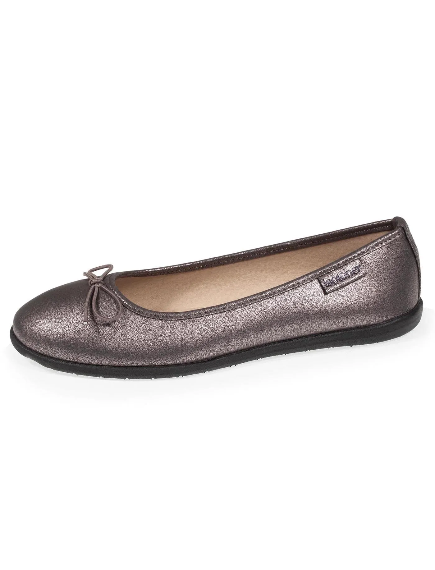 Ballerines Femme Gris Métalisé