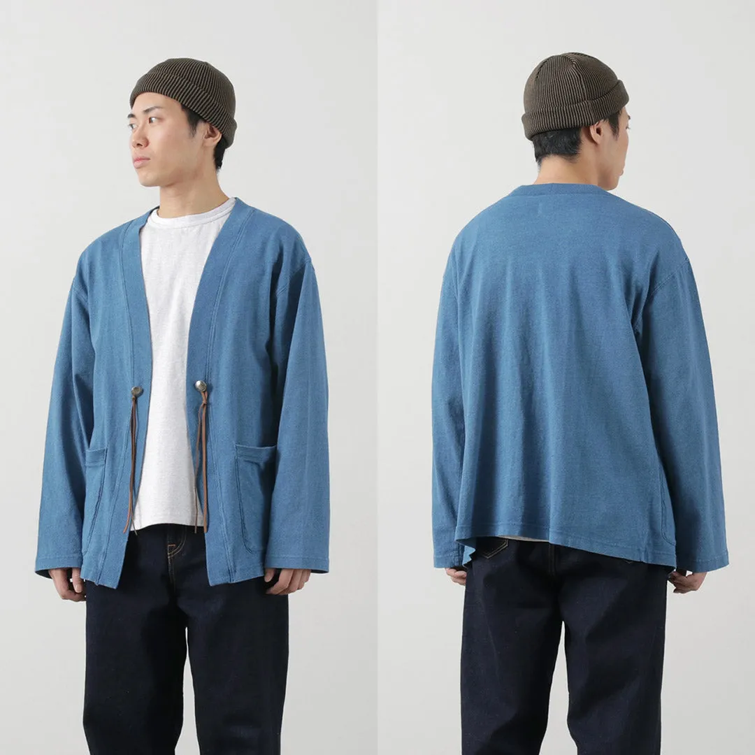 BARNS / Relaxed Fit Indigo Cardigan