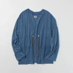 BARNS / Relaxed Fit Indigo Cardigan