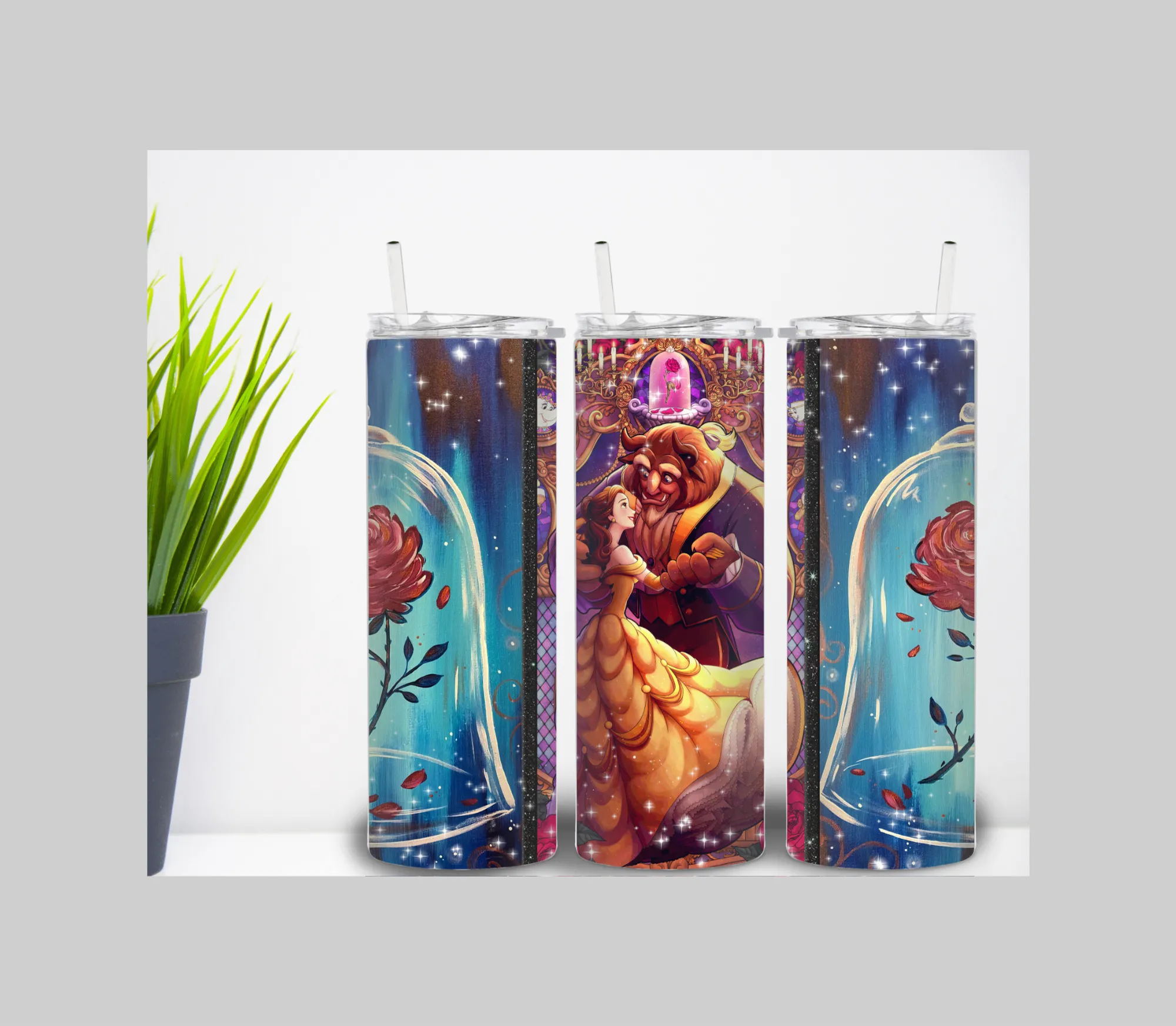 Beauty & The Beast 20 oz Tumbler