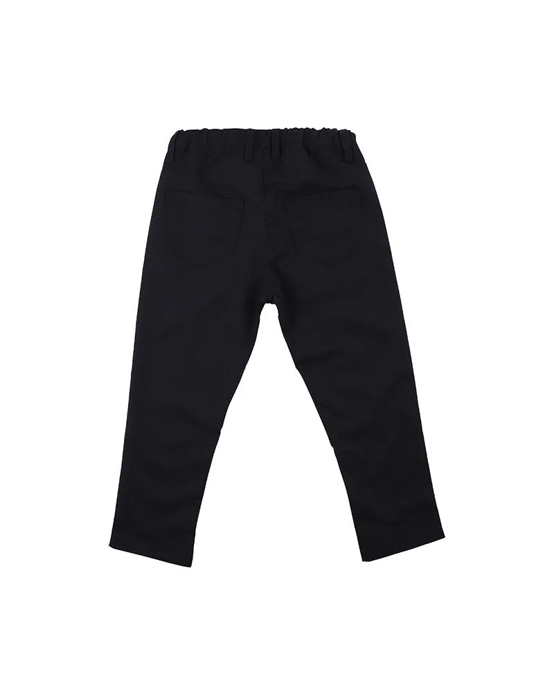 Bebe Albert Navy Pants - Navy (Size 00-7)