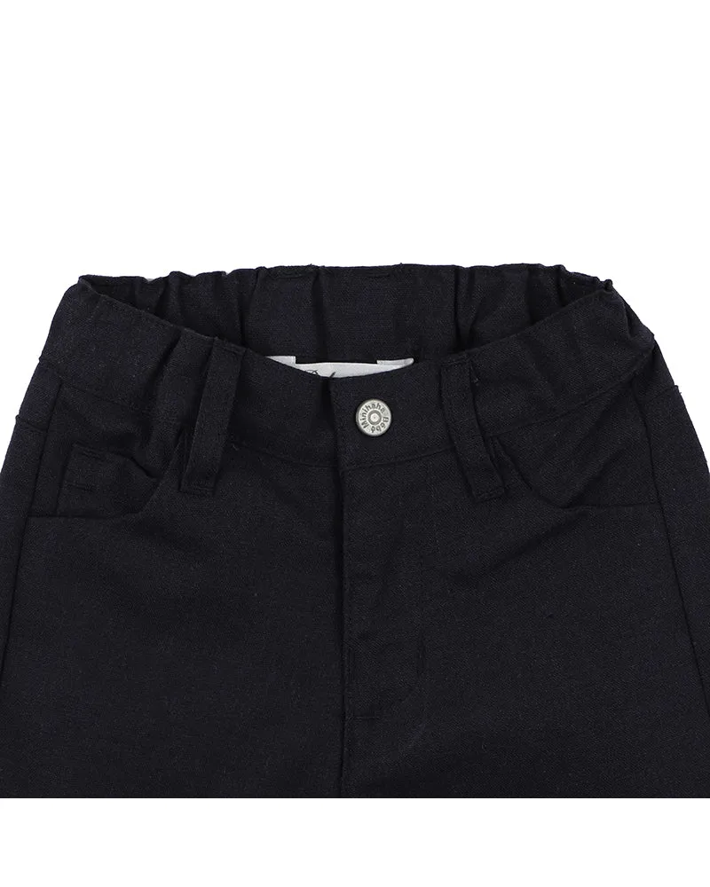 Bebe Albert Navy Pants - Navy (Size 00-7)