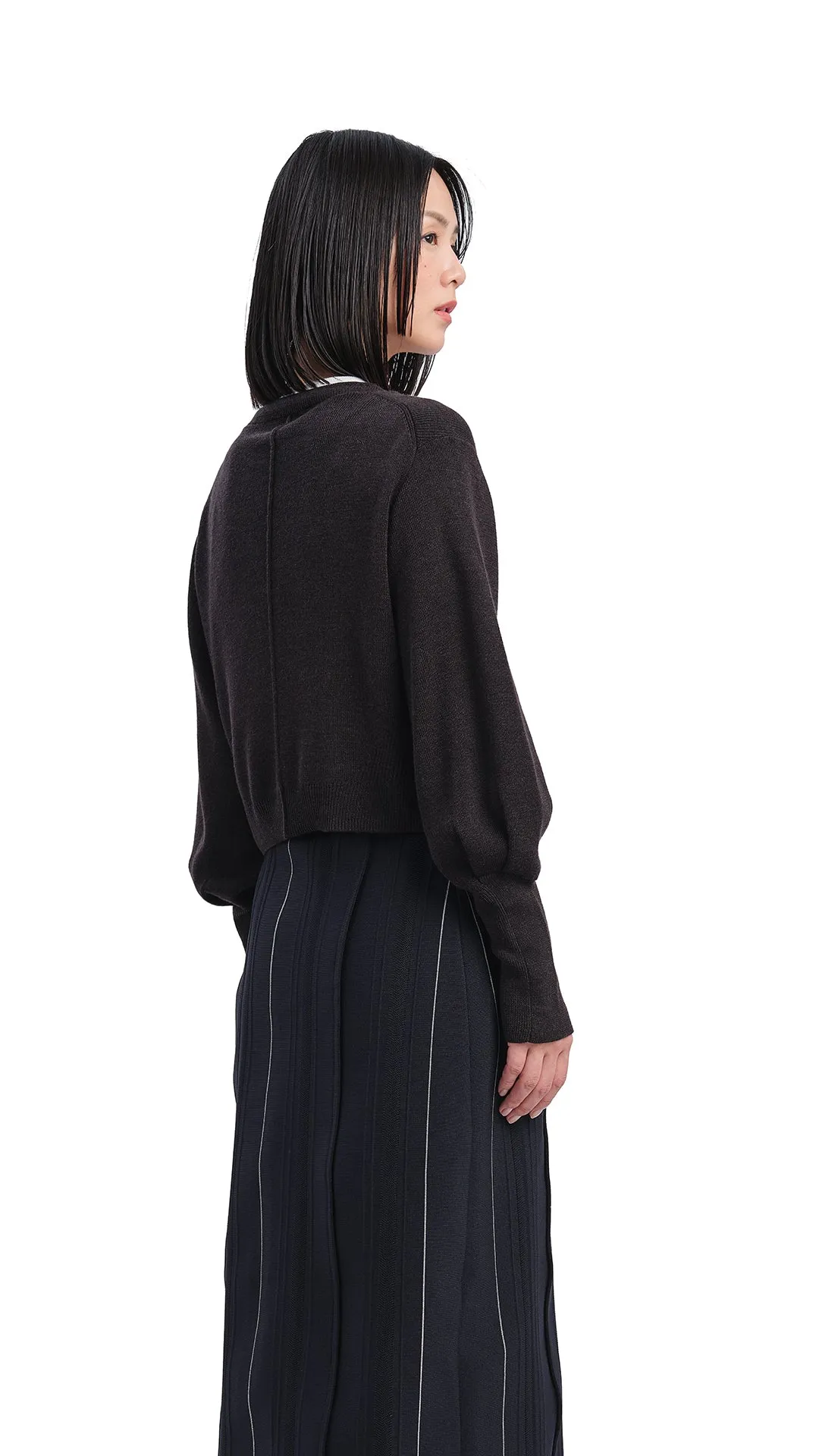 Biella Wool Knit Cardigan