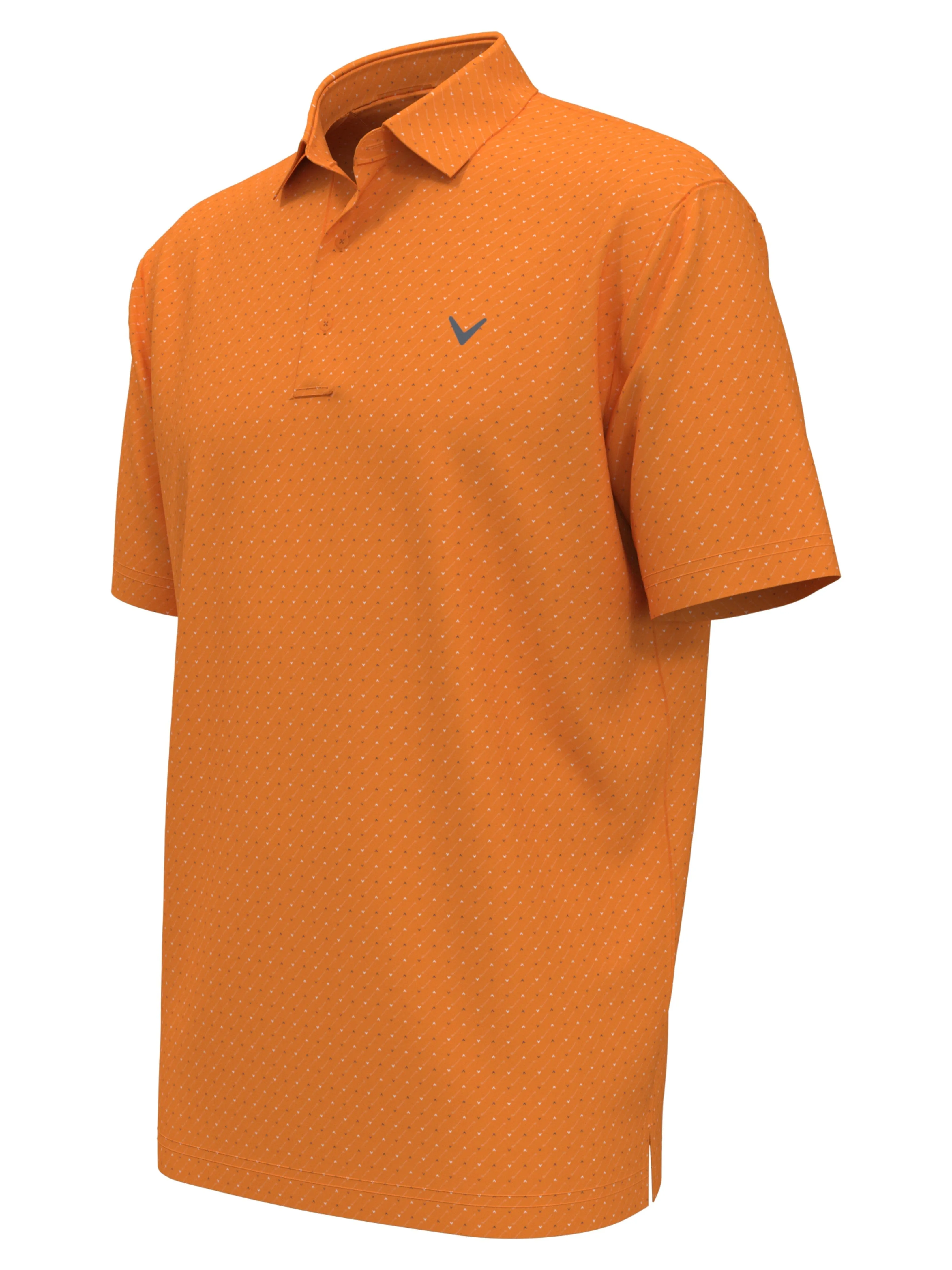 Big & Tall Chevron Print Golf Polo