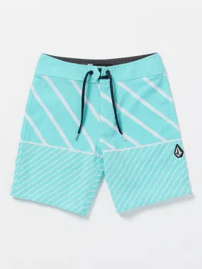 Big Boys Quarta Static Boardshorts - Neon Blue