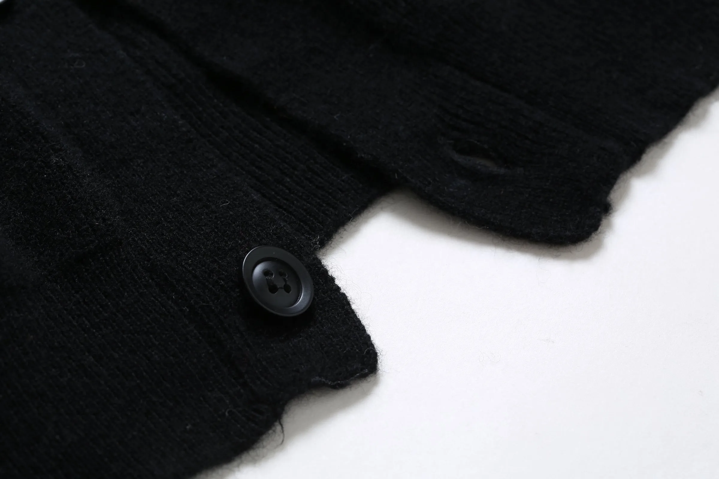 Black Cashmere Cardigan