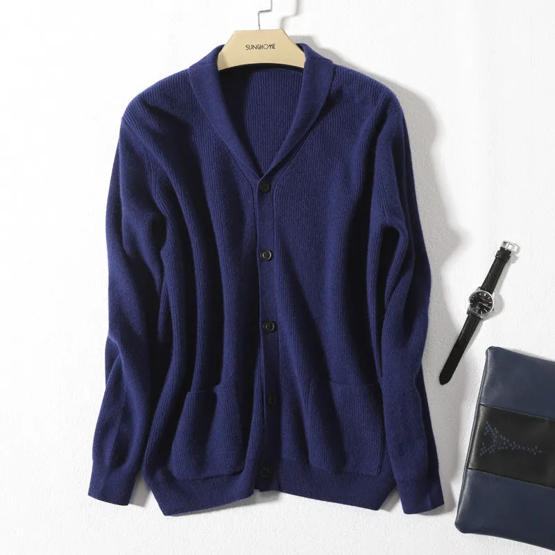 Black Cashmere Cardigan