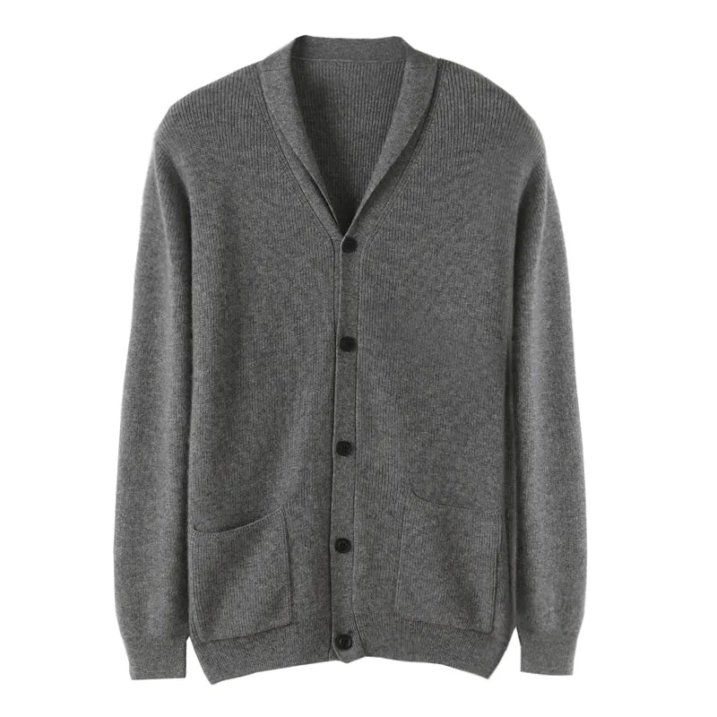 Black Cashmere Cardigan