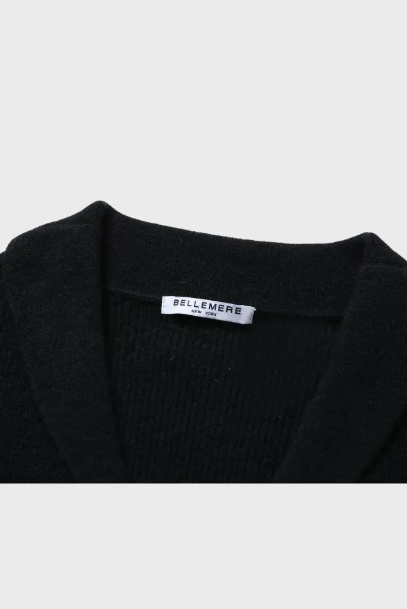 Black Cashmere Cardigan