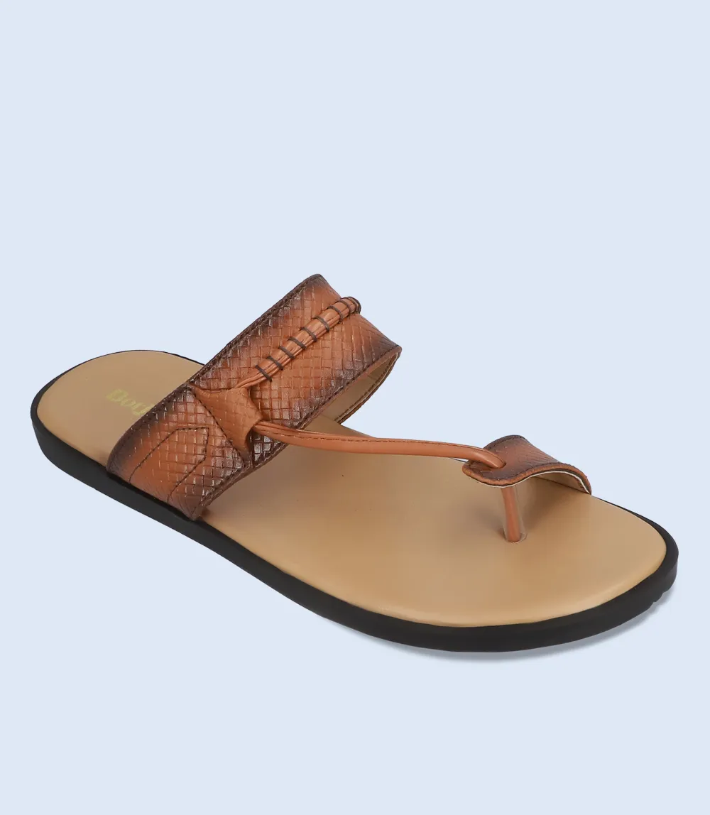 BM5795-TAN-Men Chappal