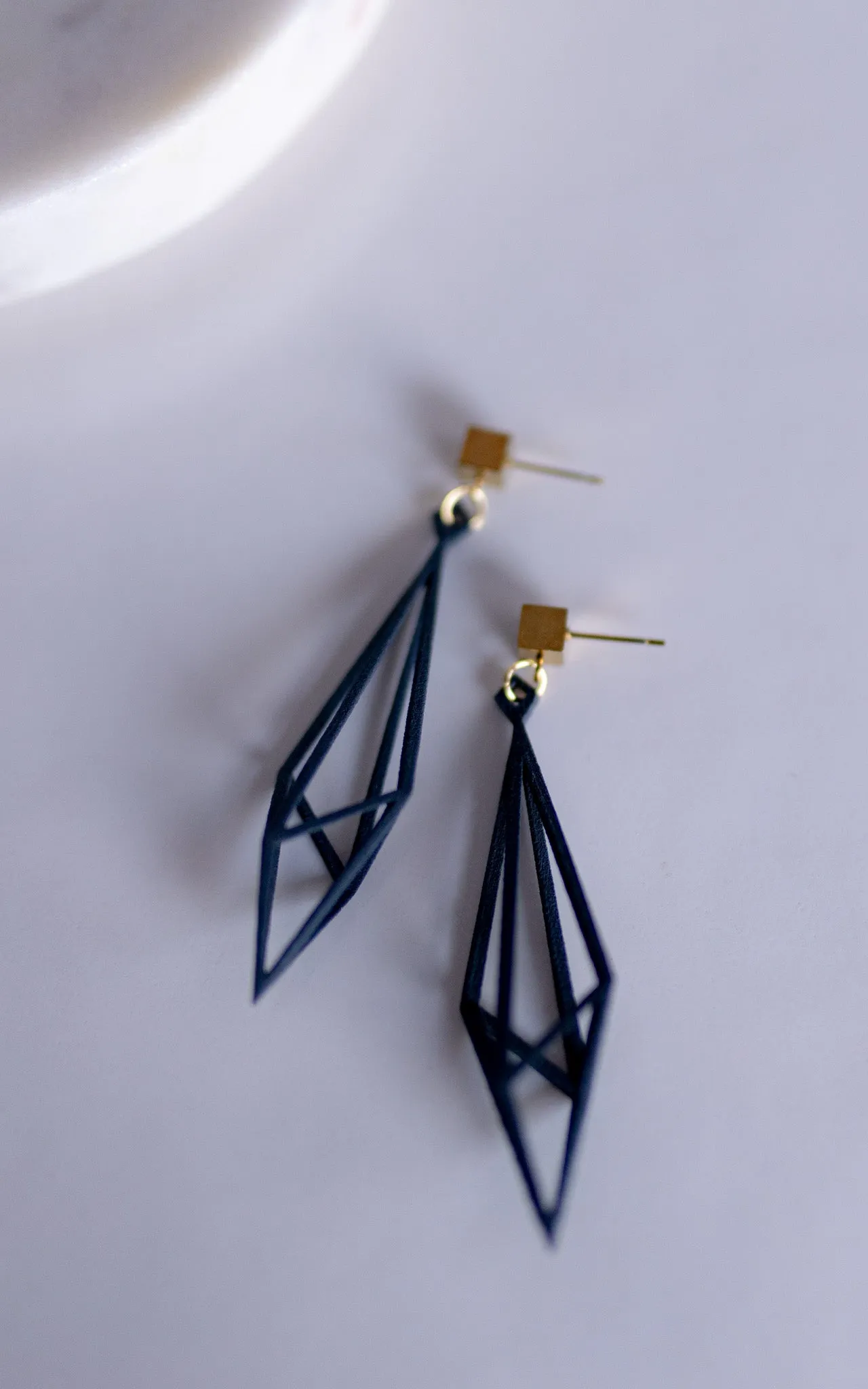 Boucles d'oreilles géométriques et CUBE I GEO