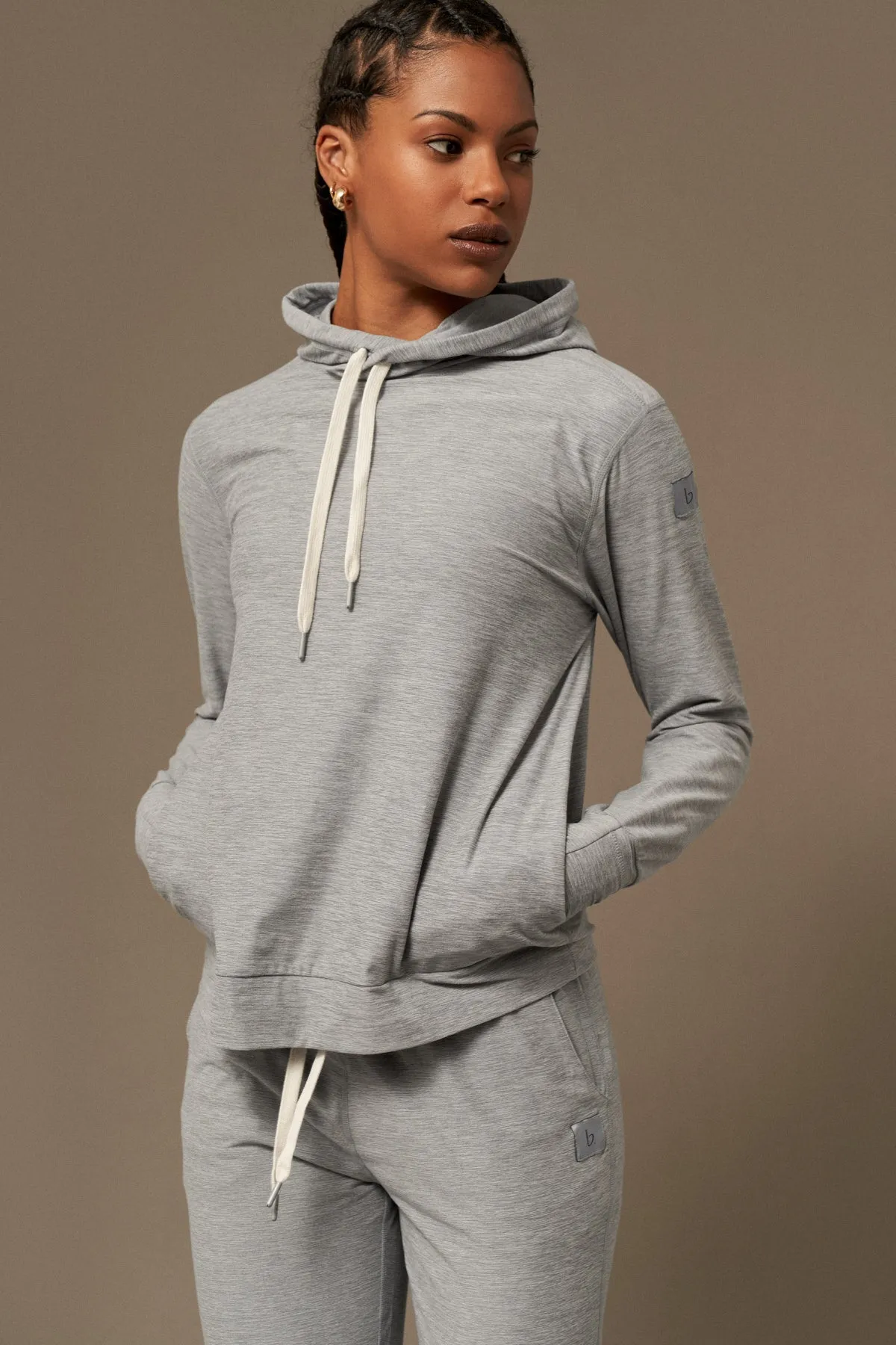 Breeze Hoodie en Gris Melange