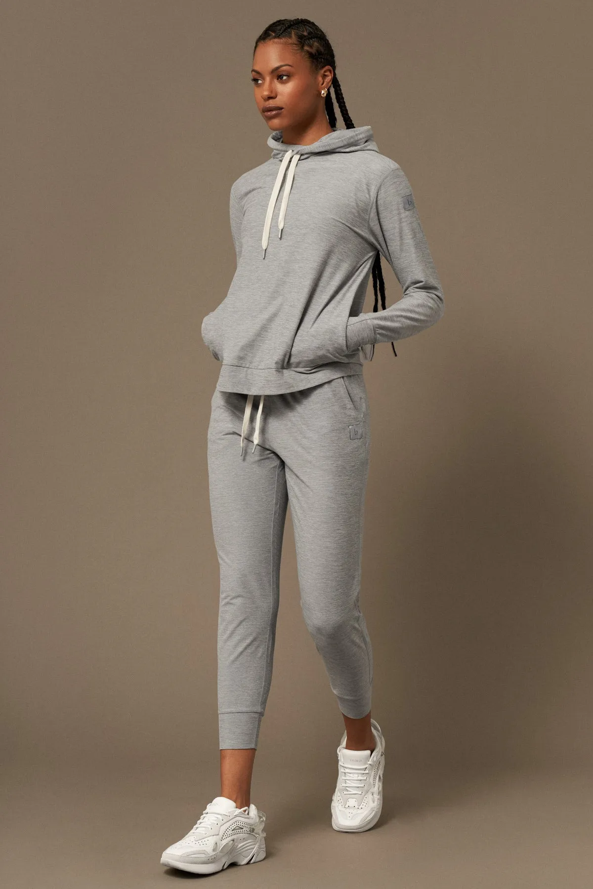 Breeze Hoodie en Gris Melange