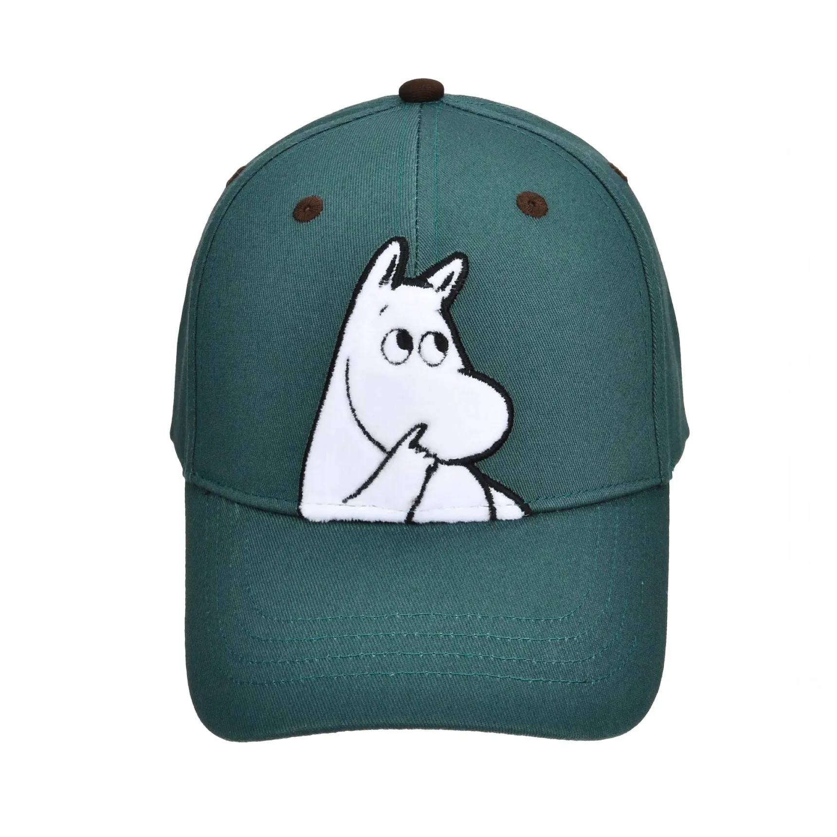 Cap Kids Big Character Moomintroll Petrol Green