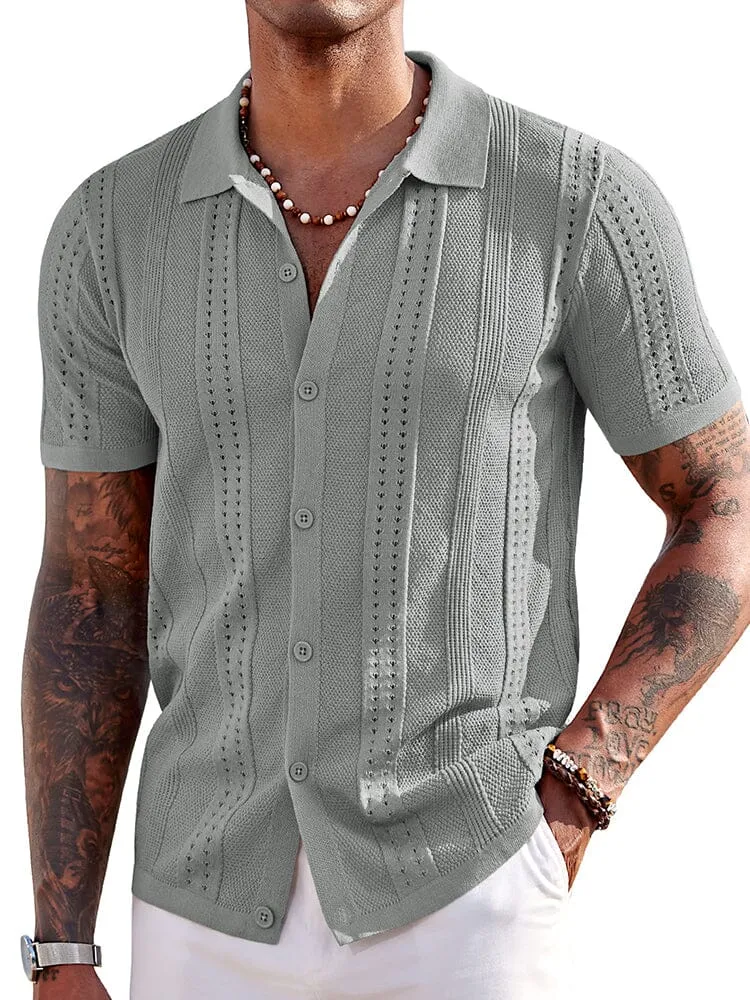 Casual Breathable Knit Beach Shirt (US Only)