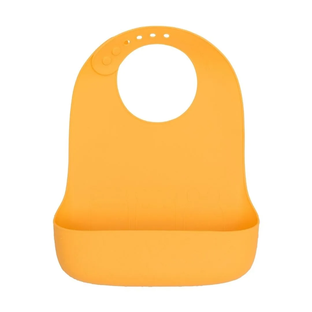 Catchie Bibs® 2.0 - Dark Peach & Mustard