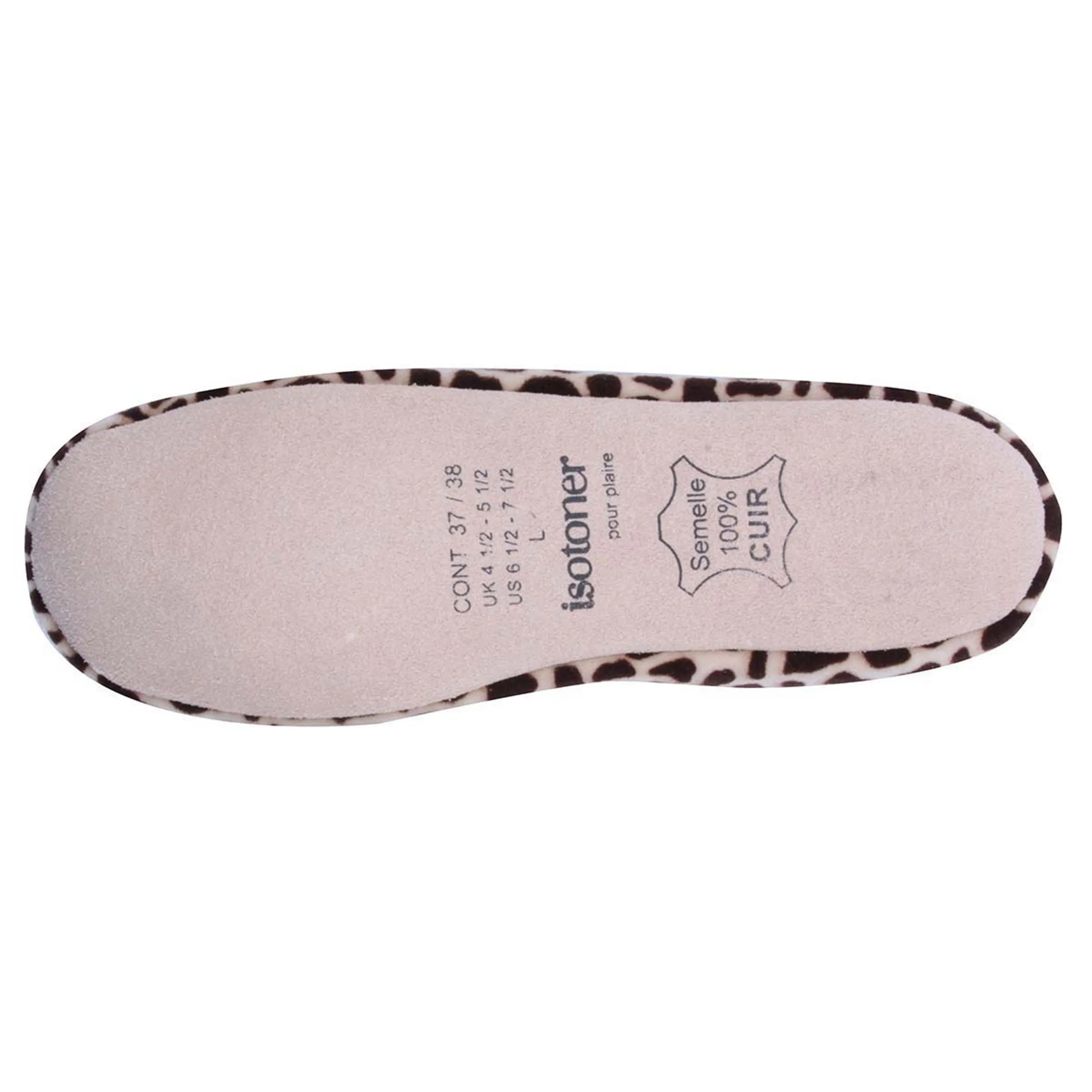 Chaussons ballerines Femme Noeud Girafe