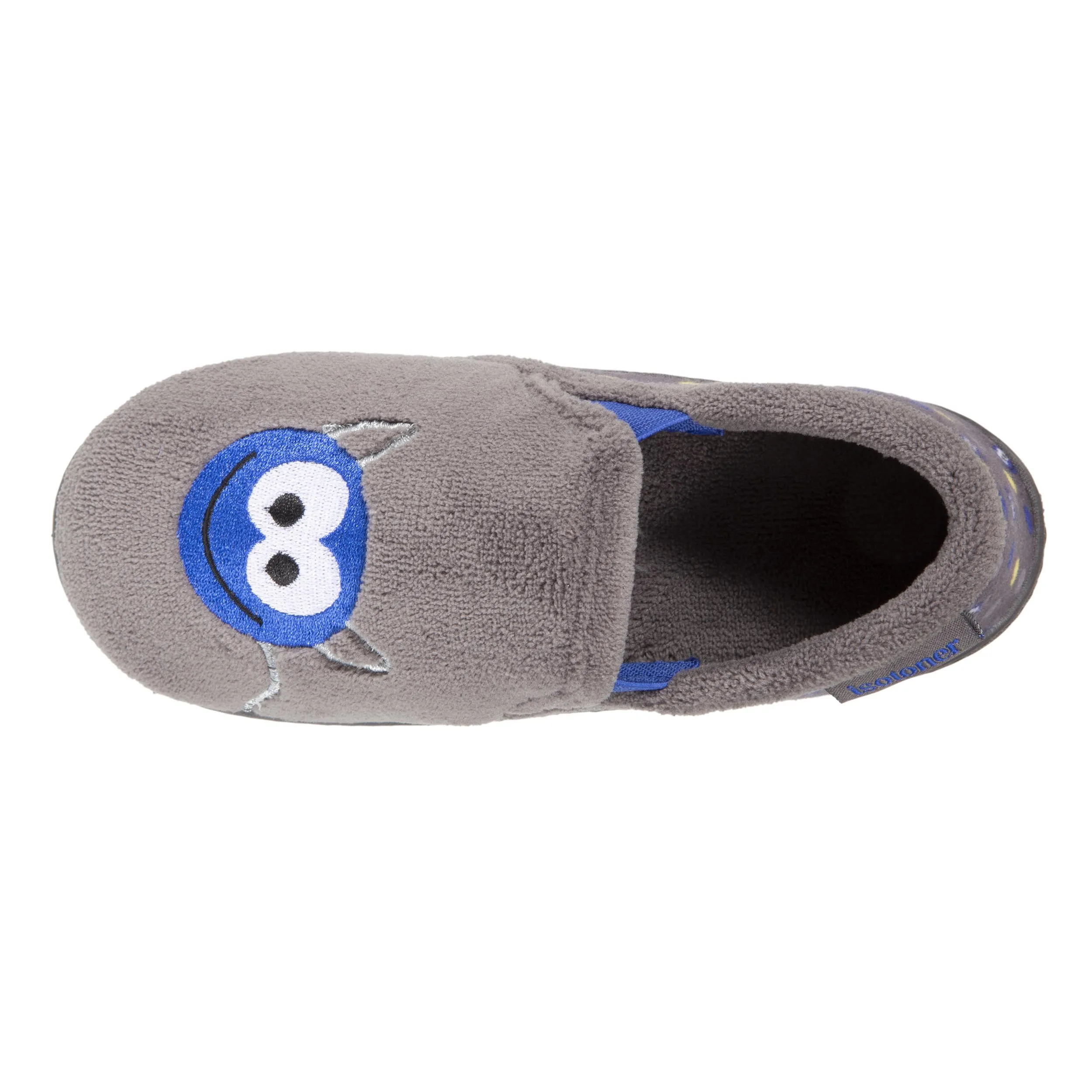 Chaussons mocassins Enfant Gris Monstre