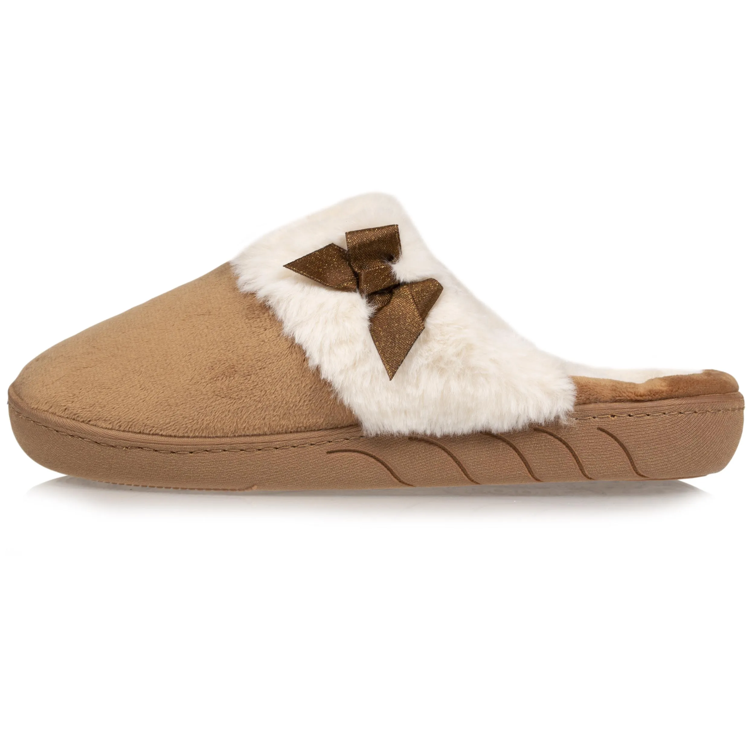 Chaussons mules Junior Camel Noeud