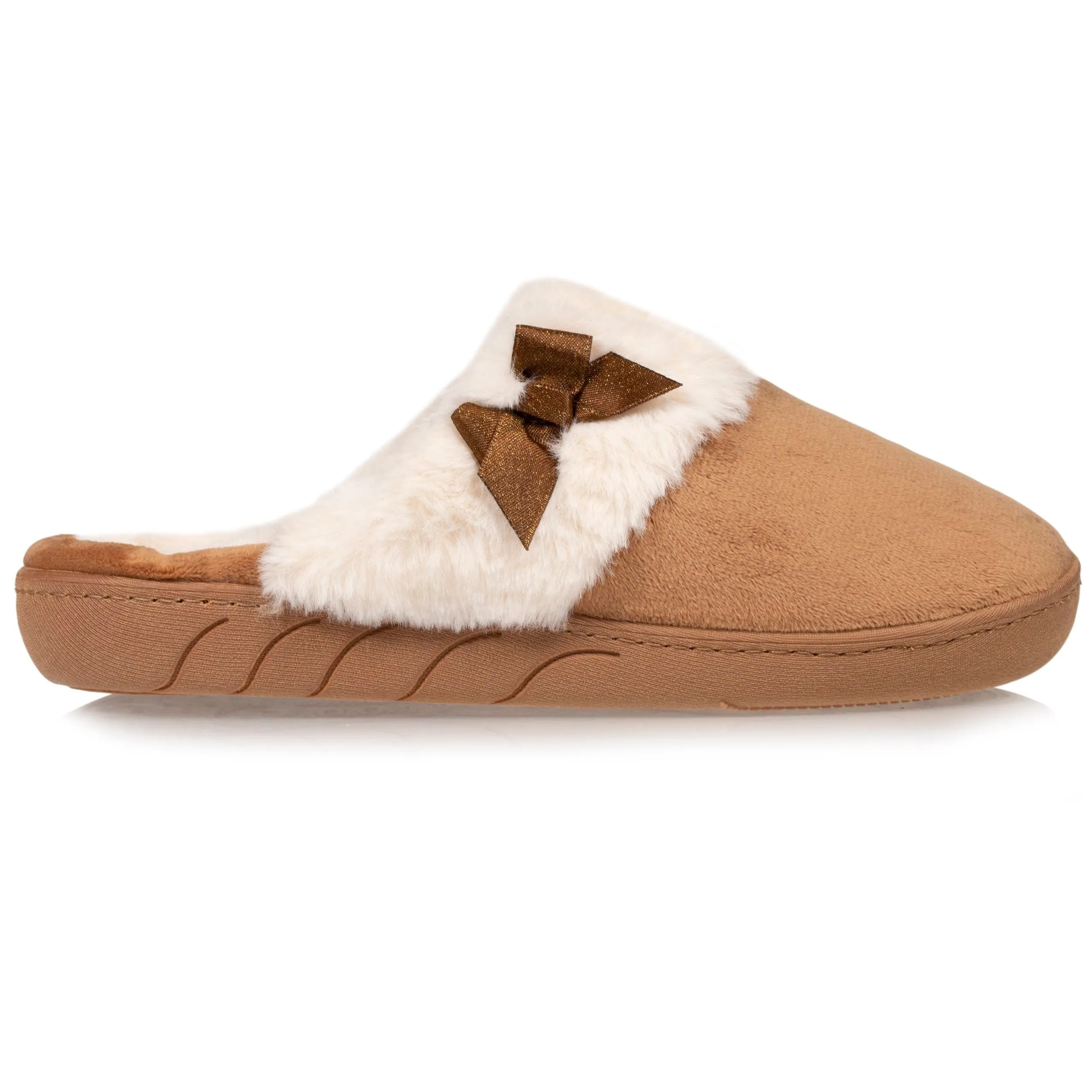 Chaussons mules Junior Camel Noeud