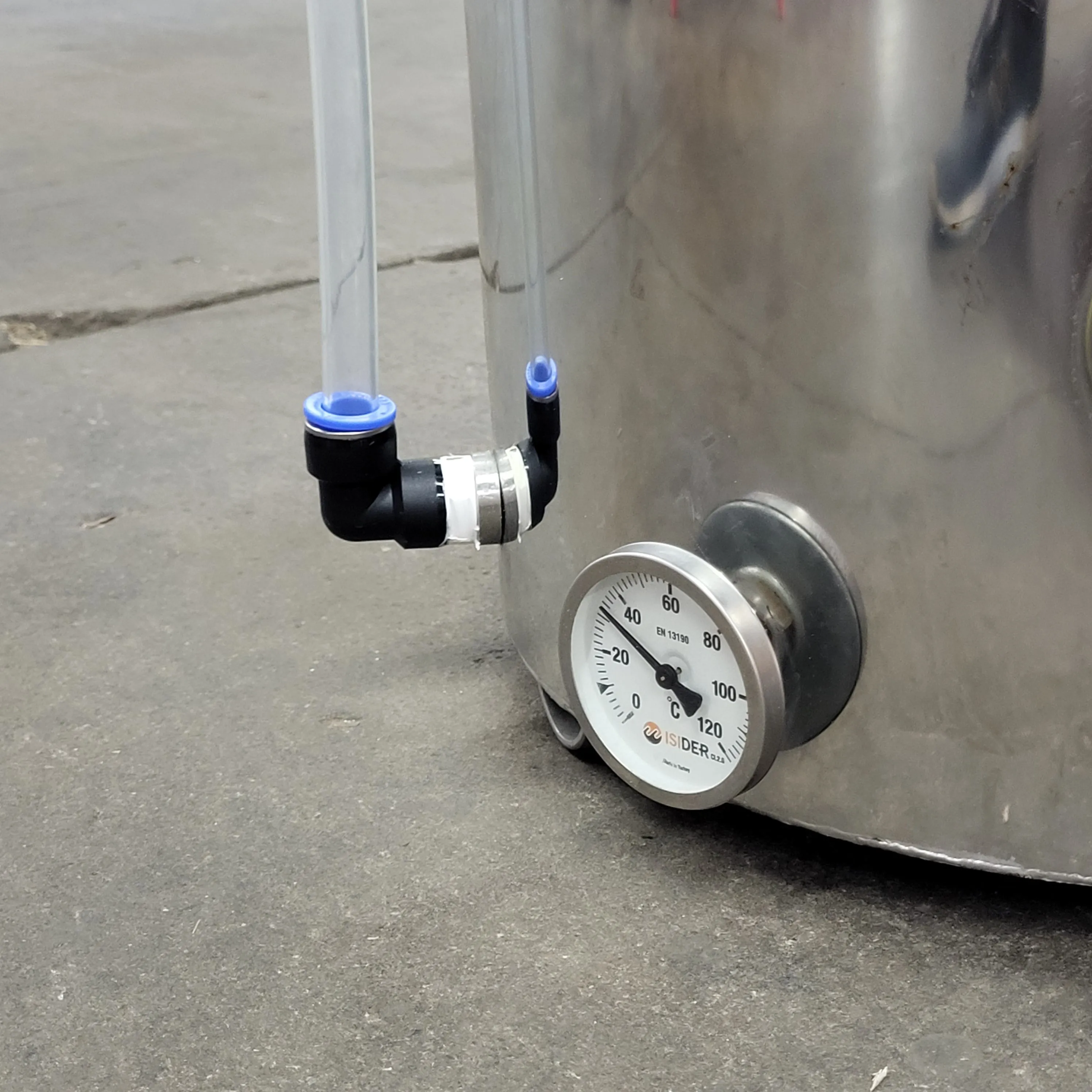 Civan Jacketed Honey Bottling Tank with No Drip Valve